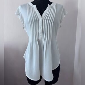 Antilia femme short sleeve white blouse